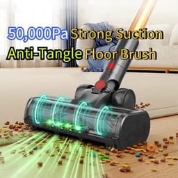 Steelstofzuiger Snoerloos 550W - Handstofzuiger - 50KPa Zuigkracht - LED Touchscreen - Uitneembare Accu - Lichtgewicht Draadloze Stofzuiger - 40 Min Werktijd - 3 Zuigstanden — thumbnail 3