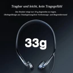 Nieuwe bekabelde headset met botgeleiding zonder oorhaak, high-definition digitale headset Geschikt voor gesprekken op computers, mobiele telefoons en tablets — thumbnail 2