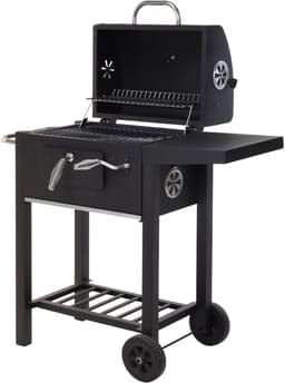Vaggan Luxe Houtskool Barbecue - Grilloppervlak (LxB) 44 X 32 cm - Staal - Matzwart — thumbnail 4