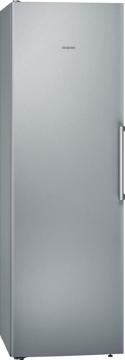 Siemens KS36VVIEP - iQ300 - Vrijstaande koelkast - Kastmodel koelkast - RVS - 186 x 60 cm - superKoelen: snel koelen van verse producten - Flessenrek - Led verlichting — afbeelding 1