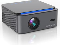 1080P Full HD Beamer met WiFi6, 20000 Lumen en 4D Trapezkorrektur - Ideaal voor Heimkino — thumbnail 1