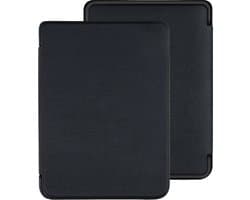 Lunso Geschikt voor Kobo Clara HD hoes (6 inch) - sleepcover - Zwart