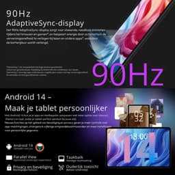 Teclast T60 12 Inch Tablet Android 2000X1200 T620 8 Core Cpu Max 20Gb Ram 256Gb Rom 4G Lte Type C 8000Mah Widevine L1 - Tablet — thumbnail 4