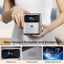 Mini Beamer - Projector met Wifi - Bluetooth — thumbnail 4