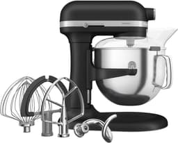 KitchenAid keukenmachine - Artisan - In hoogte verstelbare kom - 375 W - 11 snelheden - 3 RVS accessoires - 6,6L - Zwart — thumbnail 4