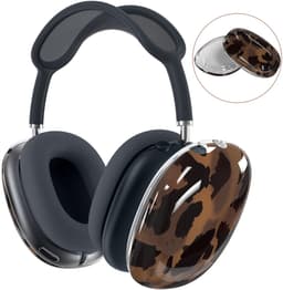 MMOBIEL Beschermhoes voor AirPods Max Hoofdtelefoons – Zachte TPU Oorschelpen Beschermhoes – Anti-Kras Beschermende Cover – Bruin Schildpadpatroon — thumbnail 1