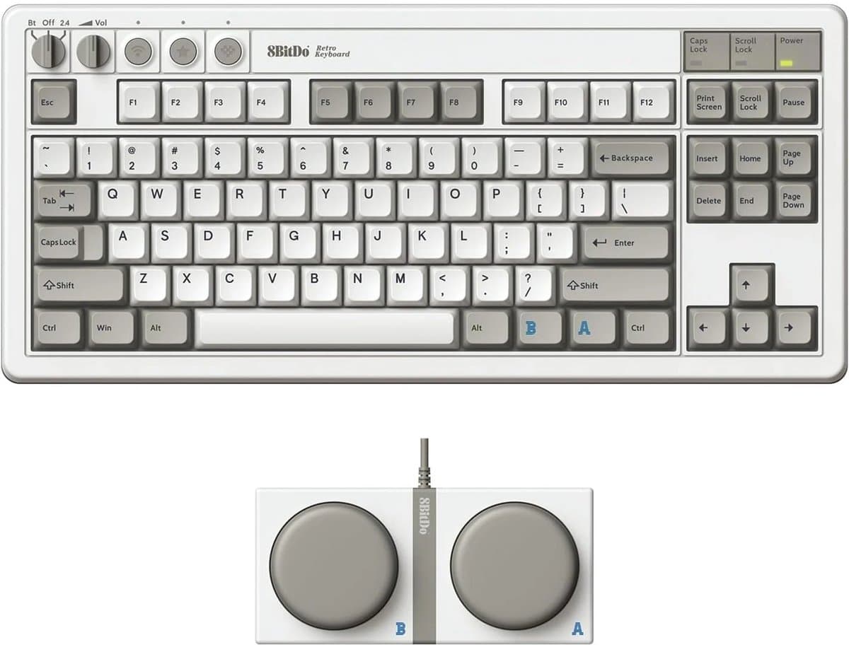 8BitDo Retro Mechanical Wireless Keyboard-M Edition (PC) Nieuw — afbeelding 1
