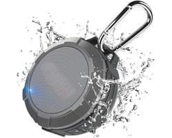 GTB® Douche Speaker - Badkamer Speaker - Douche Speaker Bluetooth - Grijs - ‎10cm x 10cm x 4cm