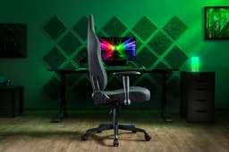 Razer Iskur V2 X - Gaming Stoel - Rughoek 152° - Verstelbaar - Rugsteun - Ergonomisch - Zwart Fabric — thumbnail 3