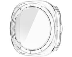 Watch case screenprotector - hoesje - gehard glas - geschikt voor Samsung Galaxy Watch Ultra (47 mm) - transparant