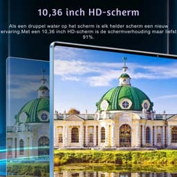 2025 5G Nieuwe 10,36 Inch Tablet Android met 12GB RAM, 256GB ROM, Android 12000mAh Batterij, 16MP + 32MP Camera, 10-Core, Dual Sim Netwerk, Bluetooth - Groen — thumbnail 5