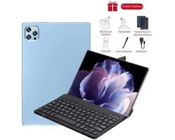 2025 Nieuwe Pad 15 Pro Tablets 16Gb 1024Gb Android 10.36 Inch 5G Dual Sim Gps Bluetooth Wifi Wps Tabletpc - Blue