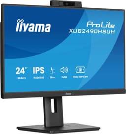 iiyama 24-inch IPS-monitor met ingebouwde Windows Hello-camera en microfoon — thumbnail 1