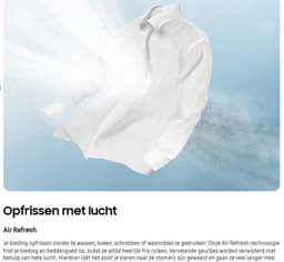 Samsung DV9UDG52A0THEN - Wasdroger | Wit | 9 kg | OptimalDry | AI Control | Hygiene Care | SmartThings | WIFI — thumbnail 15