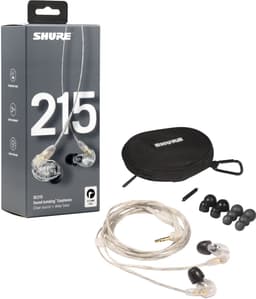 Shure SE215-CL - In ear earphones, single driver, clear — thumbnail 1