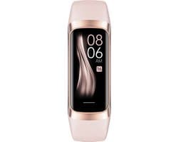 DrPhone ActiFit - 1.1'' AMOLED Scherm - Extra Lichte Activiteiten Tracker - Horloge met 25 Sportmodi - Goud