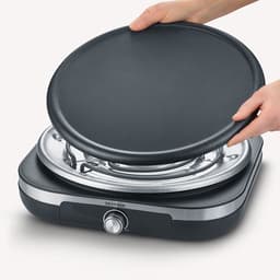 Severin CM 2199 Crêpe-maker – XXL Grillplaat Ø 38 cm – Antiaanbaklaag – Voor Zoete en Hartige Crêpes — thumbnail 2