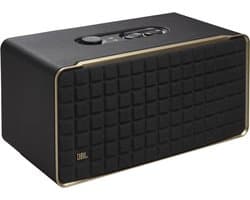 JBL Authentics 500 - Premium WiFi Speaker met Dolby Atmos - Retro Design Luidspreker - AirPlay, Chromecast & Spotify Connect - Multiroom Audio - Google Assistant & Alexa - Zwart