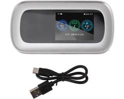 Mobiele Hotspot voor op Reis - 5G WiFi 4G LTE Mifi-router met Simkaartsleuf - 25 Inch Kleurenscherm - Draagbare Powerbank Opladen - Mobiele Telefoons