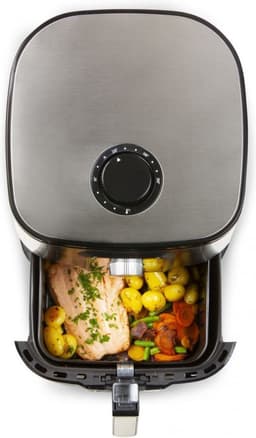Domo DO536FR friteuse Enkel 5,5 l 1800 W Heteluchtfriteuse Zwart, Zilver — thumbnail 7