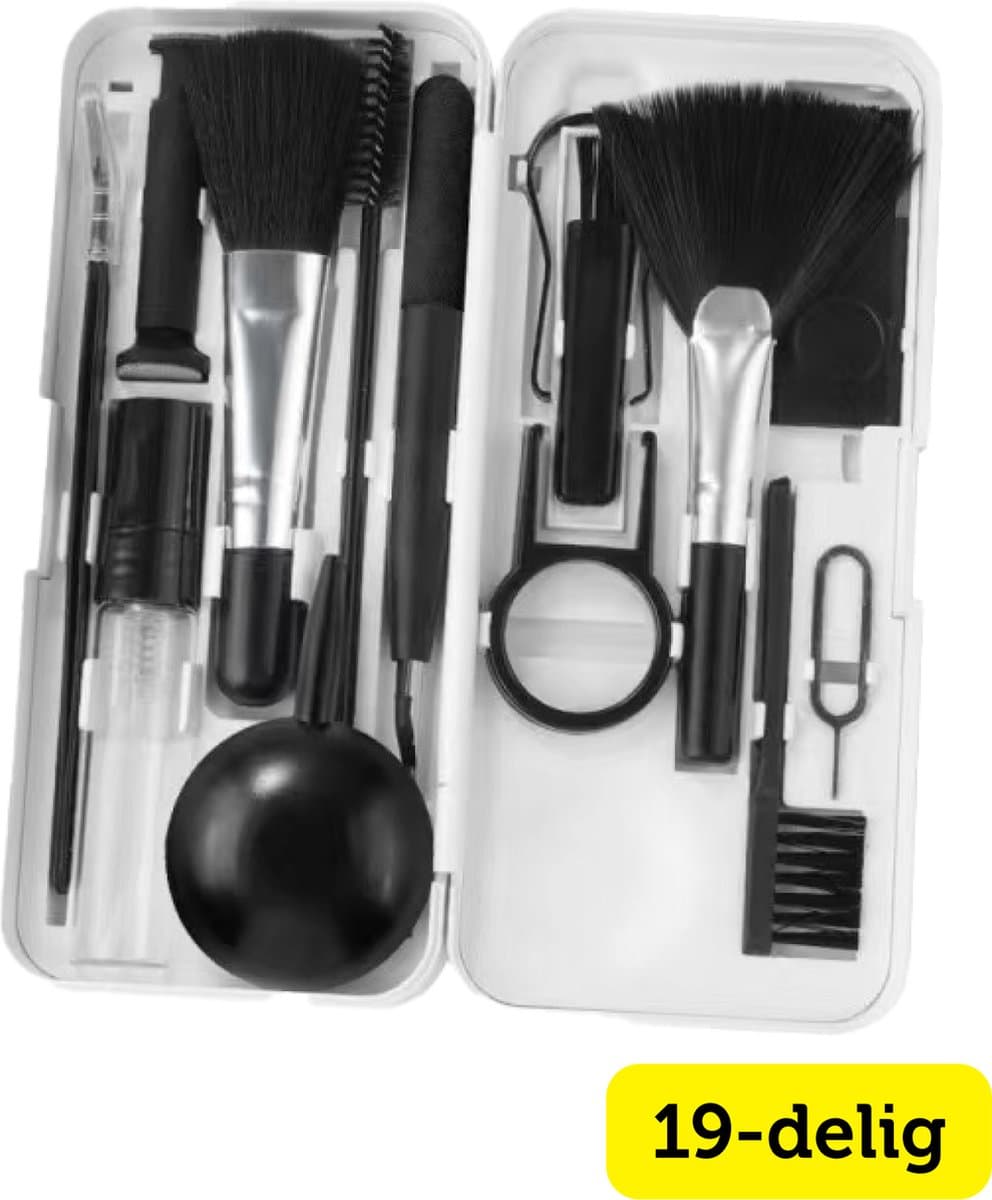 Garpex® Toetsenbord Schoonmaakset 19-delig - Keyboard Cleaning Kit voor Laptop, Camera & Smartphone - incl. Keycap Puller — afbeelding 1