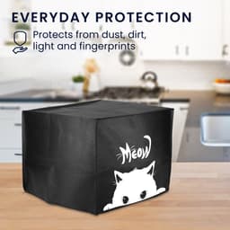kwmobile heteluchtfriteuse beschermhoes geschikt voor Philips Essential Airfryer L - Kunststof hoes voor friteuse - design — thumbnail 5