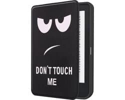 Hoes Geschikt voor Kobo Clara 2E - E-reader Hoesje Bescherm Hoesje Case Sleep Cover - Hoes Geschikt voor Kobo Clara 2E Hoesje - Don't Touch Me