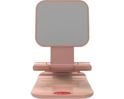 Orange Donkey Telefoon en Tabletstandaard – Rose – Tafelmodel smartphone, iphone, ipad tablet houder bureau opvouwbaar, verstelbaar - Ergonomische multi-angle stand – Universeel: ook voor e-readers
