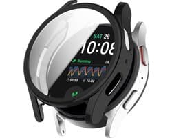 Strap-it schokbestendig TPU hoesje geschikt voor Samsung Galaxy Watch 7 – 40mm (zwart) – duurzame beschermhoes met geïntegreerde screen protector – optimale bescherming voor je smartwatch