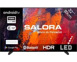 Salora 32FA550 tv 81,3 cm (32") Full HD Smart TV Wifi Zwart 250 cd/m²