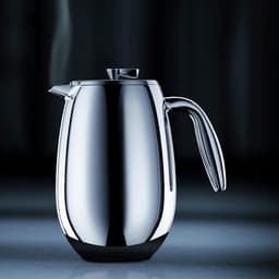 Bodum Columbia French press Stainless Steel - 12 cup 1,5 L - Mat Crome - Bodum stainless steel press — thumbnail 2