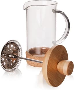 Cafetiere Glas 400 ml - French Press Koffiezetapparaat - Koffiemaker - Koffie - Koffiepot - Theepot — thumbnail 3