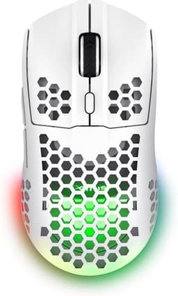 Trust GXT929W Helox - Draadloze Gaming Muis - Ultra licht - RGB verlichting - 4800 DPI - Wit — thumbnail 8