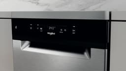 Whirlpool WSFC 3M27 X, Vrijstaand, Slimline (45 cm), Roestvrijstaal, Zwart, Knoppen, 1,3 m — thumbnail 7