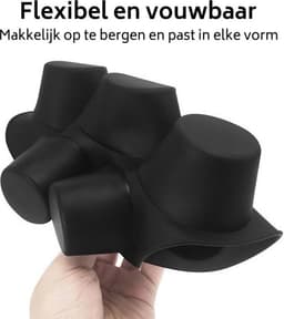 Airfryer Siliconen Cupcake bakvorm - 17CM - Zwart — thumbnail 5