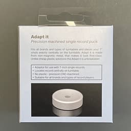 Pro-Ject Adapt it – Toerenadapter 7” – Spelen van Singles – Voor platenspeler – Zwart (per stuk – 1 stuk) — thumbnail 4