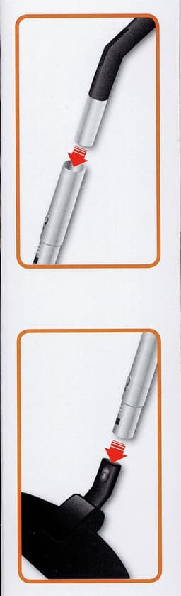 Scanpart stofzuigerbuis 35 mm - Geschikt voor Bosch Miele Panasonic Rowenta Samsung Siemens - Telescoopbuis - Universeel - Met vierkant gat (Miele aansluiting) en Miele kliksysteem — thumbnail 8