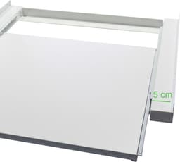 Scanpart tussenstuk voor wasmachine en droger met werkblad - Ideaal voor zwaardere warmtepompdrogers - Geschikt voor AEG Bosch LG Miele Samsung Siemens Zanussi Whirlpool - Stapelkit - Universeel — thumbnail 2