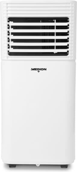 MEDION Smart Mobiele Airco P701 (7000 BTU, 3-in-1, Koelen, Ontvochtigen, Ventileren, tot 25m², incl. Raamafdichtingskit, voor Slaapkamer en Woonkamer, WiFi, App-Functie, Afstandsbediening, MD 37672) — thumbnail 1