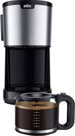 Braun PurShine KF1500BK - Filter-koffiezetapparaat - RVS/Zwart — thumbnail 2