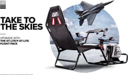 Next Level Racing GT Lite - Racestoel Cockpit - Compatibel met Logitech/Thrustmaster/Fanatec — thumbnail 4