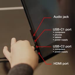 Touch Screen Monitor Verbatim PMT-15 Black IPS LCD 15,6" — thumbnail 3