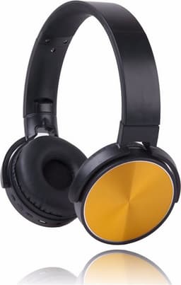 Wireless Stereo super bass Headphones FM Radio MP3 N95BT kleur Goud — thumbnail 1