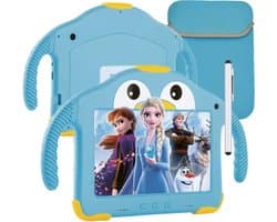 Vulpes Goods® Kids - Kindertablet - Tablet Kinderen - Ouder Control App - 100% Kids Proof - 3500 mAh - Android 10 Go - Incl. Ingebouwde Beschermhoes, Screenprotector & Oogbescherming - 32 GB - Met Touchscreen Pen- PRO versie