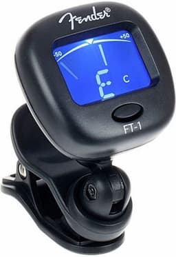 Fender FT-1 Pro Clip Tuner stemapparaat voor gitaar basgitaar ukelele ukulele en viool LCD display stemmer van het merk Fender — thumbnail 1