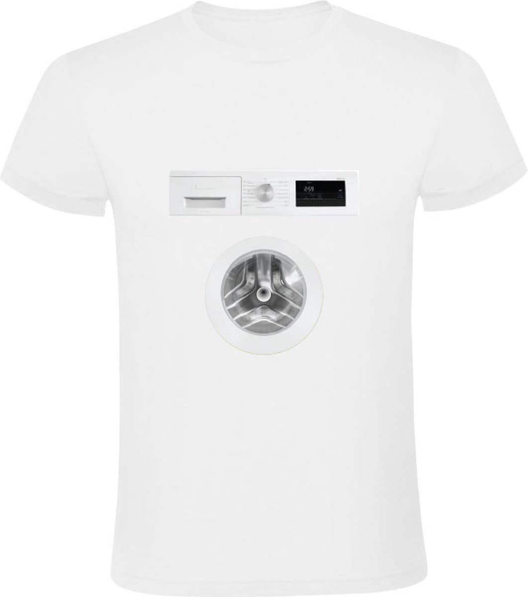 Wasmachine Heren T-shirt - was - kleding - schoonmaker - schoonmaken — afbeelding 1