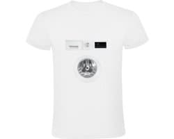Wasmachine Heren T-shirt - was - kleding - schoonmaker - schoonmaken