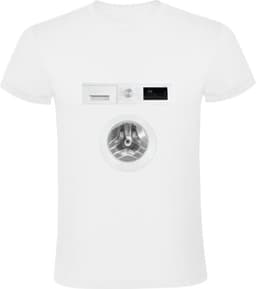 Wasmachine Heren T-shirt - was - kleding - schoonmaker - schoonmaken — thumbnail 1