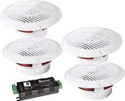E-audio B403BL waterdichte badkamer met 4x speaker en Bluetooth versterker — thumbnail 1