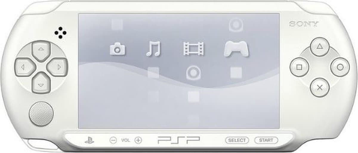 Sony PSP-E1000 draagbare game console Wit 10,9 cm (4.3'') — afbeelding 1